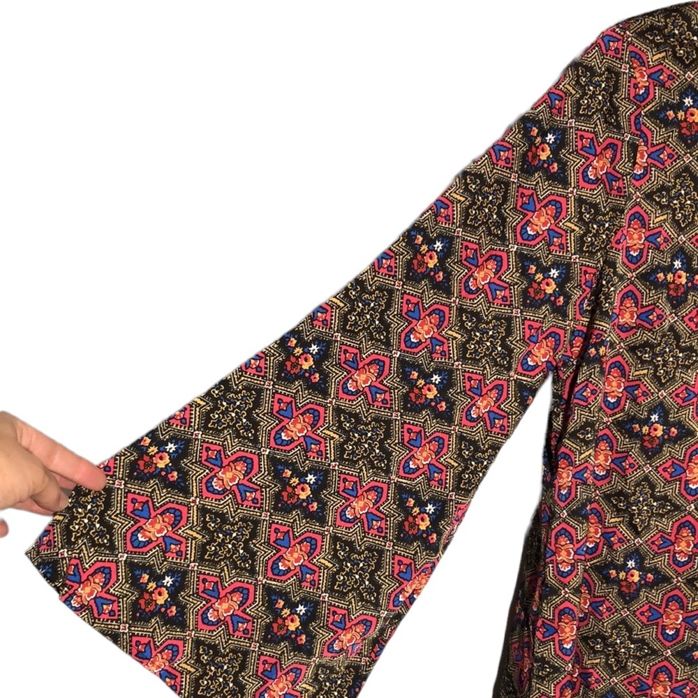 MODCLOTH | NEW Victorian Holiday Groove Geometric Print Shift Dress size Medium - Picture 6 of 13